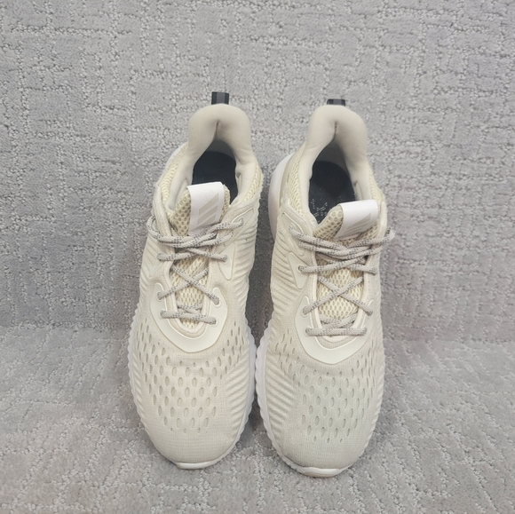 Adidas Alphabounce Women's Size 6.5 Beige Athletic Running Sneakers Shoes BW1196 - Picture 7 of 11